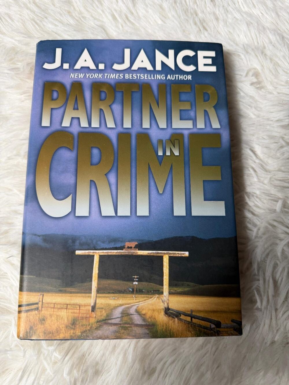 Partner in Crime Hardcover J. A. Jance New York Betselling Author